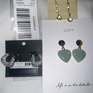 3 Pairs of Women’s Earrings